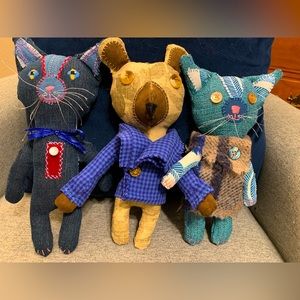 Hand sewn Critters: Denni Kitty